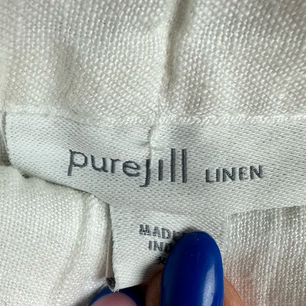 NWT J. Jill Pure Jill Linen Pants sz XS